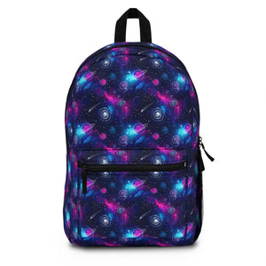 Bags - Galaxy Nebula Backpack - Space Print School Travel Bag - Dipaliz one Size
