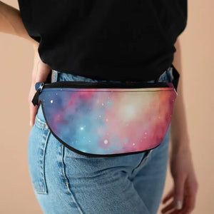 Galaxy Print Fanny Pack - Bold Cosmic Hands-free Style - Dipaliz - one Size - Packs