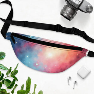 Bold Galaxy Print Fanny Pack Cosmic Energy - Dipaliz - Packs