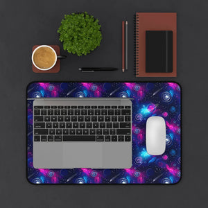 Galaxy Space Desk Mat - Neon Planets Gaming Mousepad - Dipaliz - Computer Accessories