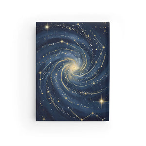 Galaxy Spiral Journal - Ruled Constellation Notebook - Journals