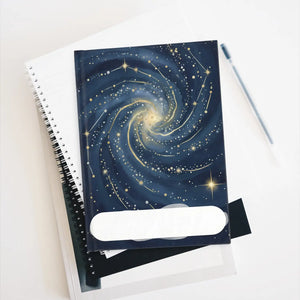 Galaxy Spiral Journal - Ruled Constellation Notebook - Journals
