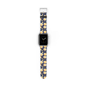 Celestial Watch Band - Galaxy Stars and Moon Faux Leather - Dipaliz - Bands