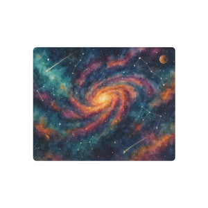 Galaxy Metal Art Sign – Matte Aluminum Decor - Dipaliz - Posters Prints & Visual Artwork