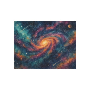 Galaxy Metal Art Sign – Matte Aluminum Decor - Dipaliz - Posters Prints & Visual Artwork