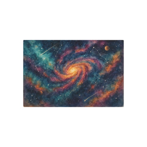 Galaxy Metal Art Sign – Matte Aluminum Decor - Dipaliz - Posters Prints & Visual Artwork