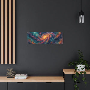Galaxy Metal Art Sign – Matte Aluminum Decor - Dipaliz - Posters Prints & Visual Artwork