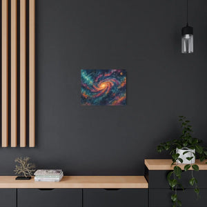 Galaxy Metal Art Sign – Matte Aluminum Decor - Dipaliz - Posters Prints & Visual Artwork