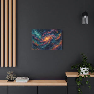 Galaxy Metal Art Sign – Matte Aluminum Decor - Dipaliz - Posters Prints & Visual Artwork