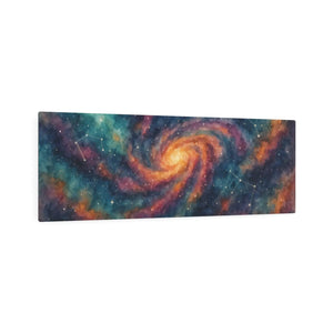 Galaxy Metal Art Sign – Matte Aluminum Decor - Dipaliz - Posters Prints & Visual Artwork