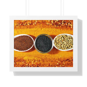 Poster - Gallery Canvas Wraps Indian Spices Decor Art Print by Dipaliz 20’’ x 16’’ / White