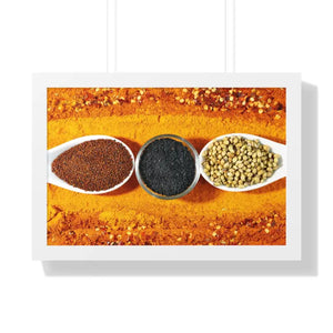 Poster - Gallery Canvas Wraps Indian Spices Decor Art Print by Dipaliz 24″ x 16″ / White