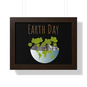 Gallery Canvas Wraps Earth Day Trees Framed Poster by Dipaliz - 16″ x 12″ / Walnut - Posters Prints & Visual Artwork