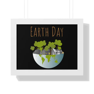Gallery Canvas Wraps Earth Day Trees Framed Poster by Dipaliz - 16″ x 12″ / White - Posters Prints & Visual Artwork