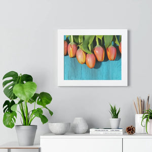 Blue Tulip Gallery Canvas – Modern Art Print - Dipaliz - Prints
