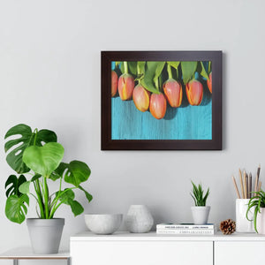 Blue Tulip Gallery Canvas – Modern Art Print - Dipaliz - Prints