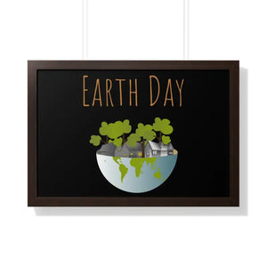 Gallery Canvas Wraps Earth Day Trees Framed Poster by Dipaliz - 30’’ x 20’’ / Walnut - Posters Prints & Visual Artwork