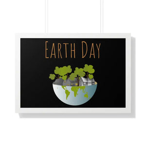 Gallery Canvas Wraps Earth Day Trees Framed Poster by Dipaliz - 30’’ x 20’’ / White - Posters Prints & Visual Artwork