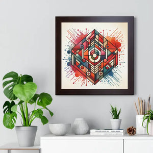 Colorful Geometric Pattern Gallery Canvas Wraps - Dipaliz - Prints