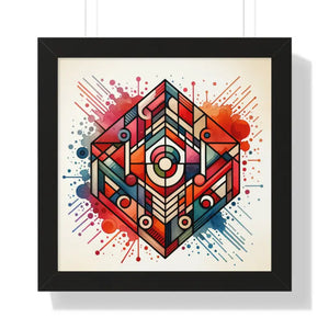 Colorful Geometric Pattern Gallery Canvas Wraps - Dipaliz - Prints