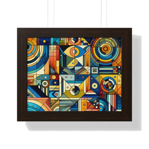 Contemporary Art Gallery Canvas Wraps - Framed Horizontal - Dipaliz - 14″ x 11″ / Walnut - Posters Prints & Visual