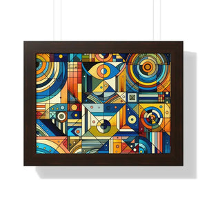 Contemporary Art Gallery Canvas Wraps - Framed Horizontal - Dipaliz - 16″ x 12″ / Walnut - Posters Prints & Visual