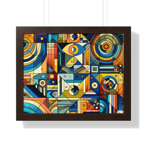 Contemporary Art Gallery Canvas Wraps - Framed Horizontal - Dipaliz - 20’’ x 16’’ / Walnut - Posters Prints & Visual