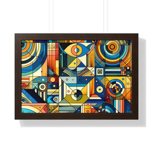 Contemporary Art Gallery Canvas Wraps - Framed Horizontal - Dipaliz - 24″ x 16″ / Walnut - Posters Prints & Visual