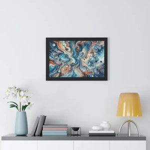 Fluid Abstract Artwork Gallery Canvas Wraps Beach Decor by Dipaliz - Posters Prints & Visual