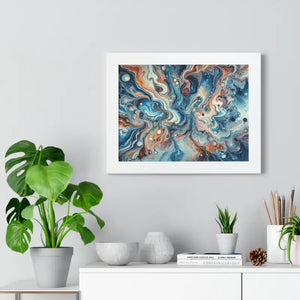 Fluid Abstract Artwork Gallery Canvas Wraps Beach Decor by Dipaliz - Posters Prints & Visual