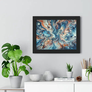 Fluid Abstract Artwork Gallery Canvas Wraps Beach Decor by Dipaliz - Posters Prints & Visual