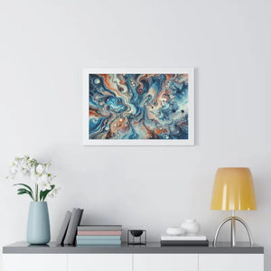 Fluid Abstract Artwork Gallery Canvas Wraps Beach Decor by Dipaliz - Posters Prints & Visual