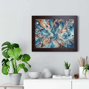 Fluid Abstract Artwork Gallery Canvas Wraps Beach Decor by Dipaliz - Posters Prints & Visual