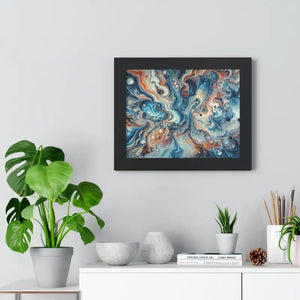 Fluid Abstract Artwork Gallery Canvas Wraps Beach Decor by Dipaliz - Posters Prints & Visual