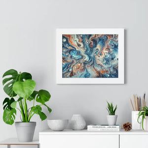 Fluid Abstract Artwork Gallery Canvas Wraps Beach Decor by Dipaliz - Posters Prints & Visual