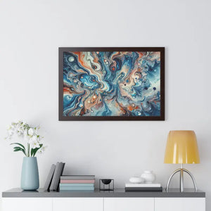 Fluid Abstract Artwork Gallery Canvas Wraps Beach Decor by Dipaliz - Posters Prints & Visual