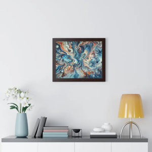 Fluid Abstract Artwork Gallery Canvas Wraps Beach Decor by Dipaliz - Posters Prints & Visual