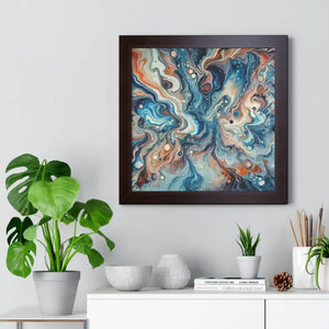 Fluid Abstract Artwork Gallery Canvas Wraps Beach Decor by Dipaliz - Posters Prints & Visual
