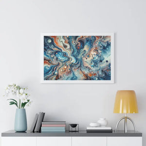 Fluid Abstract Artwork Gallery Canvas Wraps Beach Decor by Dipaliz - Posters Prints & Visual