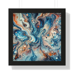 Fluid Abstract Artwork Gallery Canvas Wraps Beach Decor by Dipaliz - Posters Prints & Visual