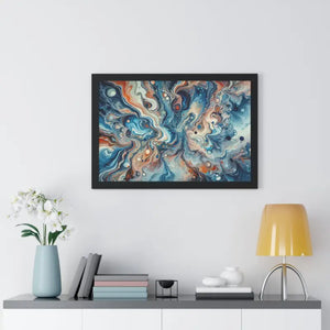 Fluid Abstract Artwork Gallery Canvas Wraps Beach Decor by Dipaliz - Posters Prints & Visual