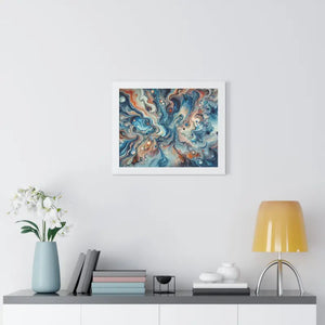 Fluid Abstract Artwork Gallery Canvas Wraps Beach Decor by Dipaliz - Posters Prints & Visual