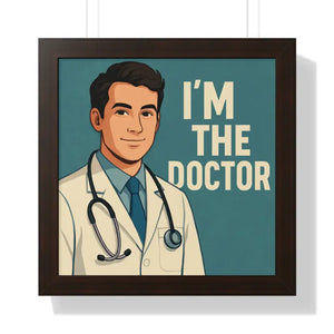 Gallery Canvas Wraps Horizontal Doctor Art Poster - Dipaliz - 16″ x / Walnut - Posters Prints & Visual Artwork