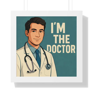 Gallery Canvas Wraps Horizontal Doctor Art Poster - Dipaliz - 16″ x / White - Posters Prints & Visual Artwork
