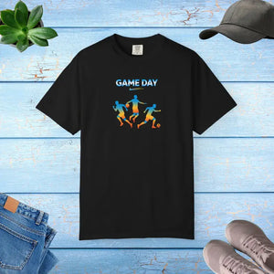 Game Day Soccer Tee - Heavyweight Garment Dyed Adult Player - Dipaliz - Black / s - T-shirt
