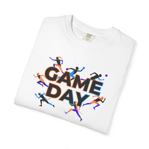 Game Day Tee, Sports Graphic T‑shirt with Athletes - T-shirts - m
