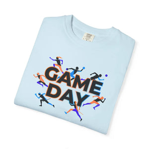 Game Day Tee, Sports Graphic T‑shirt with Athletes - T-shirts - m
