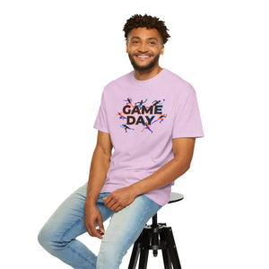 Game Day Tee, Sports Graphic T‑shirt with Athletes - T-shirts - m