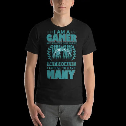 Unleash Style: Trendy Unisex Gamer Tee for All Players - T-shirts