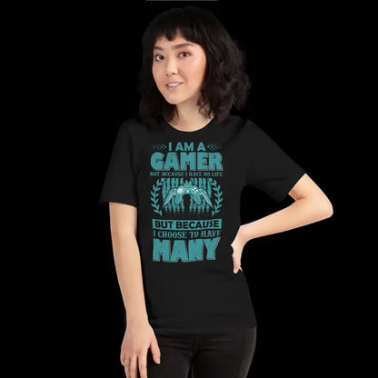 Unleash Style: Trendy Unisex Gamer Tee for All Players - T-shirts